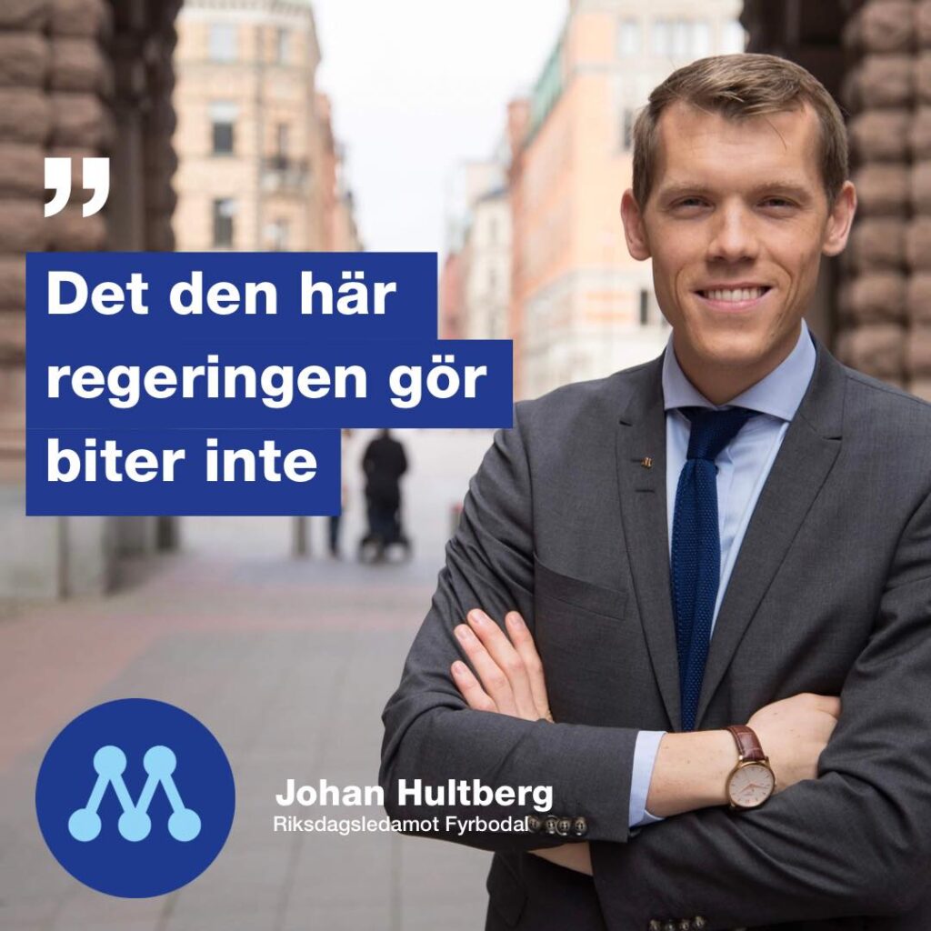 Johan Hultberg krönika Moderaterna i Trollhättan